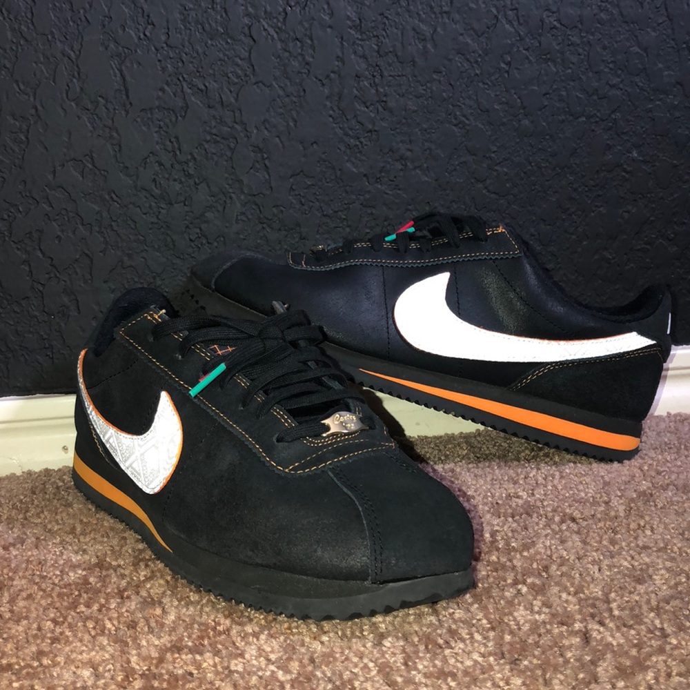Nike CortezDayoftheDead Men's Sneakers BlackOrange